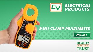 MT87 Mini Clamp Multimeter DV Electrical Product [upl. by Flavio]