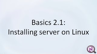 Basics 21 Installing server on Linux [upl. by Anyek]