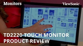 ViewSonic TD2220 Touch Monitor Product Review [upl. by Jeana]