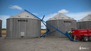 Moderne Getreidelagerung in Silos  Smart Grain Handling von Bintec [upl. by Hsaniva302]