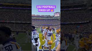 LSU Football ready vs South Alabama 🔥 [upl. by Nylra]