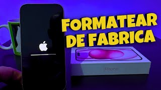 IPHONE 15 📲 Formatear RESTABLECER De Fabrica  RESTAURAR  Quitar Contraseña [upl. by Liris]