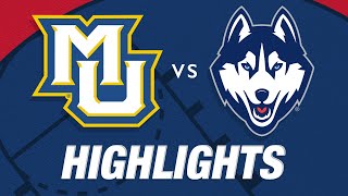 2023 WBB TOURNAMENT HIGHLIGHTS  1 UCONN 81 5 MARQUETTE 52 [upl. by Eissert]