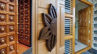 Top 50 Elegant Quick Trendy Useful Wooden Main Door And Room Door Design Free Patterns [upl. by Sussna235]