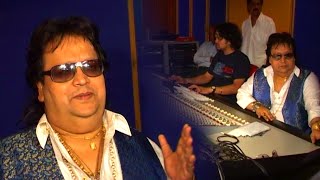 Rare Video Of Bappi Lahiri Singing During Song Recording Of A Film [upl. by Eednak]