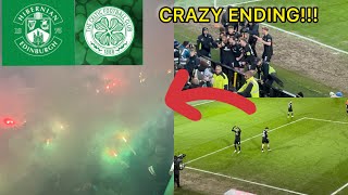 CRAZY SCENES  HIBS V CELTIC HIGHLIGHTS [upl. by Gonick]