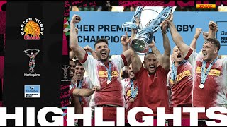 Premiership Final Highlights  Harlequins beat Exeter in Twickenham thriller [upl. by Schwejda544]