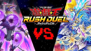 Light Galaxy VS Dark Matter Galaxy Feature Match Rush Duel Commentary [upl. by Eenar]