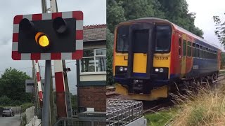 Caverswall Level Crossing Staffordshire [upl. by Eniretac182]