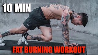 10 Min Fat Burning Workout  No Equipment [upl. by Nnoj]