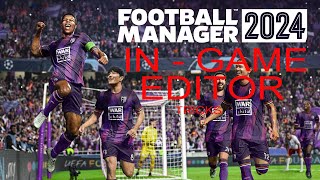 FM24 In Game Editor  Trick How to Use the InGame Editor [upl. by Attenor]