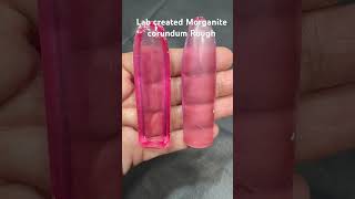 Lab created Morganite Rough [upl. by Tristas]