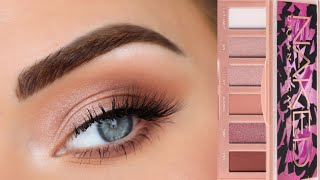 Neutral Eyeshadow Tutorial for Beginners  Using Only 3 Brushes  Urban Decay Naked Sin Palette [upl. by Fleischer993]