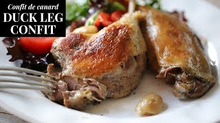 How To Make Duck Leg Confit at Home Christmas dinner ideas [upl. by Idorb243]