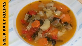 Τέλεια χειμωνιάτικη σούπα  Perfect Winter Soup  Greek daily recipes [upl. by Brennen]