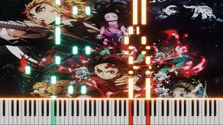 Akeboshi  LiSA Kimetsu no Yaiba Mugen Train Arc OP Piano [upl. by Aciamaj352]