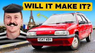 WILL THE UK’S CHEAPEST CAR MAKE IT 500 MILES TO PARIS [upl. by Thordia]