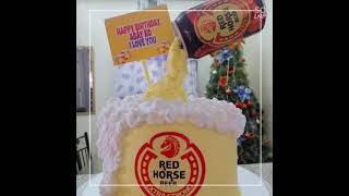 red horse cake [upl. by Kin]