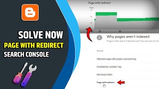 Page with Redirect Solution  page with redirect google search console Blogger Fix [upl. by Gapin]