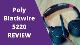 Poly Blackwire 5220 Review amp MIC Test [upl. by Ecenaj]