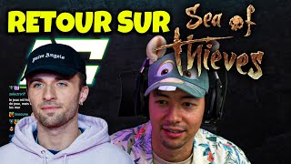 LE RETOUR sur SEA OF THIEVES avec SQUEEZIE 🌊🏴‍☠️ [upl. by Wolfson224]