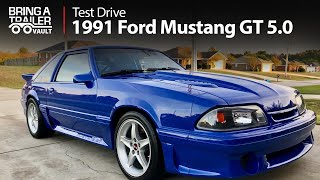 1991 Ford Mustang GT 50 Test Drive  Bring a Trailer [upl. by Javler]