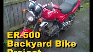 Kawasaki ER 500  Backyard Bike Project  Episode 8 [upl. by Leziar98]