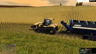 Farming Simulator 2015 Windchaser Soybean Harvest [upl. by Myers]