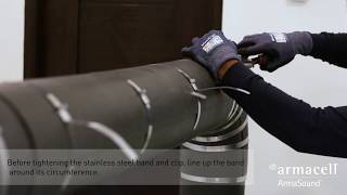 ArmaSound® Barrier horizontal straight pipe application [upl. by Caiaphas]