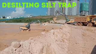 Desilting silt trap [upl. by Lemahs]