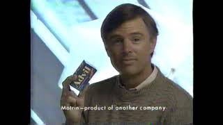 1986 Advil quotWhen muscle pain hitsquot TV Commercial [upl. by Warms]