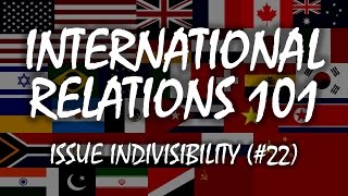 International Relations 101 22 Issue Indivisibility [upl. by Ekram689]