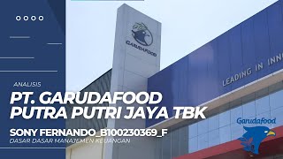 Analisis PT GARUDAFOOD PUTRA PUTRI JAYA TBK  Tugas DasarDasar Keuangan [upl. by Ibba]