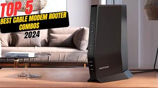 Best Cable Modem Router Combos 2024 [upl. by Knowlton623]