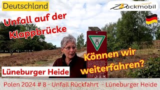 Polen Teil 8  Unfall auf der Rückfahrt  Lüneburger Heide zum runterkommen nach dem Schock [upl. by Bennink]