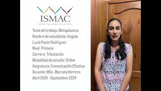 Ejemplos de Metaplasmos ISMAC [upl. by Ellehcen]