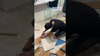 Removing Ceramic Tiles for some Vinyl Tiles vinylflooring tile homes [upl. by Kerrin]