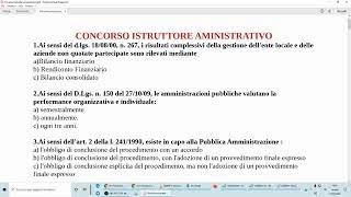 Preparazione ai concorsi  la prova a QUIZ prima prova  esercitazione 01052020 [upl. by Anaeerb324]