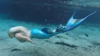 Bills Amazing Swim With A Mermaid [upl. by Llerehs]