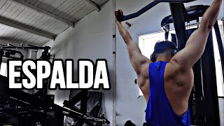 ENTRENANDO ESPALDA en GIMNASIO EVOLUTION CENTER en VALDIVIA [upl. by Yemrej]