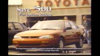 1996 Toyota model year closeout [upl. by Neeka]