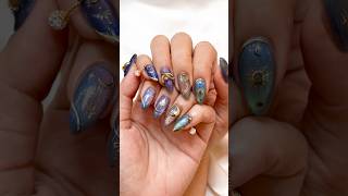 My favourite nail design nailart koreannails [upl. by Ahsiekit]