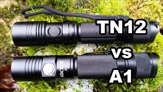 Atactical A1 vs Thrunite TN12 EDC Flashlights [upl. by Borrell]