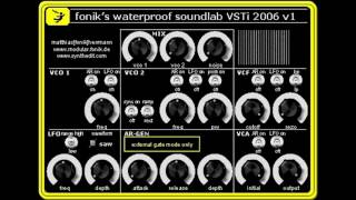 Sound Lab MiniSynth Mark II Analog Synthesizer VST Emulation [upl. by Obmar890]