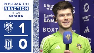 “It was a tough game”  Illan Meslier  Leeds United 10 Stoke City [upl. by Cele]