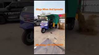 Silage Mixer And Spreader A Good Helper For Feeding Cattle And Sheepsilage mixer spreader [upl. by Esekram]