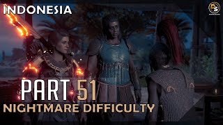 Assassin’s Creed Odyssey Nightmare  100 Walkthrough Indonesia 51 [upl. by Boesch]