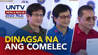 Benhur Abalos Gringo Honasan Chavit Singson ilan sa mga naghain ng COC ngayong araw [upl. by Alethia]