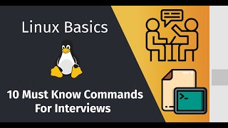 10 MUST know Linux Commands for Interviews [upl. by Holly]