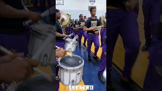 Wossman High School Marching Band Monroe LA drumdrumlife drums percussion drummer drum [upl. by Nanor361]